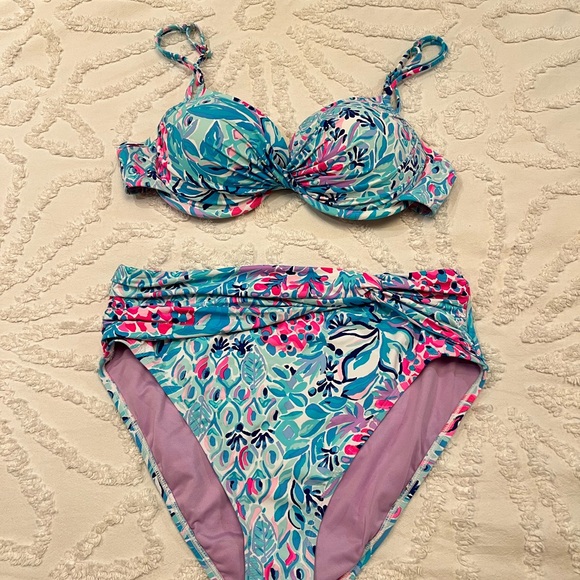 Vibrant Bikini Swim Suit 👙 Like New Size 14 - Picture 16 of 16